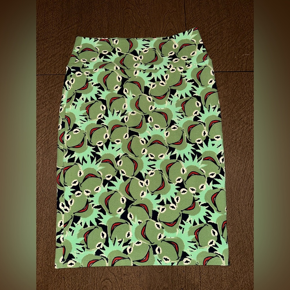 Fun Kermit the Frog pencil Skirt